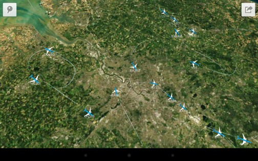 Plane Finder 3D 1.0. Скриншот 8