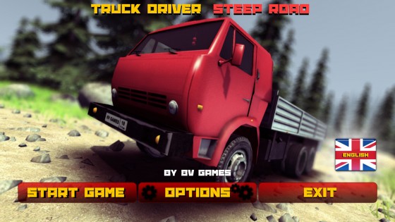 Truck Driver steep road 1.04. Скриншот 1