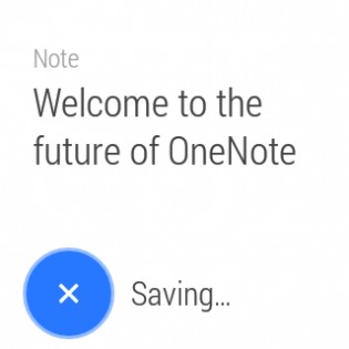 OneNote для Android Wear 1.0.3. Скриншот 1