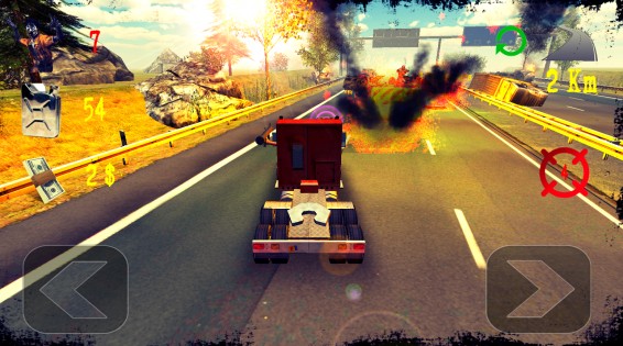 Road Fury: Zombies 3D 1.0. Скриншот 3