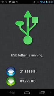 ClockworkMod Tether (no root) 1.0.2.3. Скриншот 1