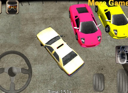 Taxi Driver 3D Cab parking 1.3. Скриншот 5