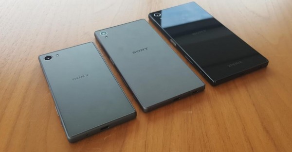 В сеть утекли фото всех трех моделей Sony Xperia Z5