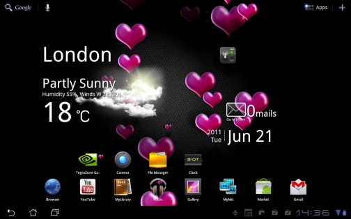 Hearts Live Wallpaper FREE 1.10. Скриншот 2