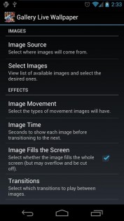 Gallery Free Live Wallpaper 2.21. Скриншот 5