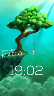 Sparky Lock Screen Lite 0.99.9. Скриншот 6