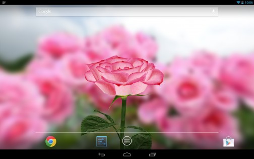 Живые обои Роза 3D 6.9. Скриншот 2