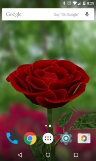 Живые обои Роза 3D 6.9. Скриншот 4