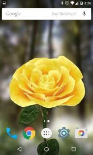 Живые обои Роза 3D 6.9. Скриншот 5