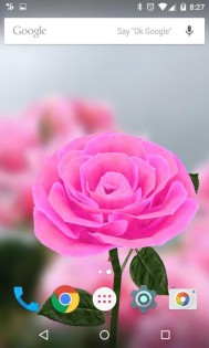 Живые обои Роза 3D 6.9. Скриншот 6