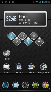 Next Launcher Theme Carbon HD 3.0. Скриншот 1