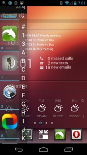 GYF Slide Launcher 1.0b50. Скриншот 3