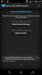 Xperia SDCARD Mounter 6.0. Скриншот 6
