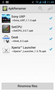 ApkRenamer 2.0.1. Скриншот 1