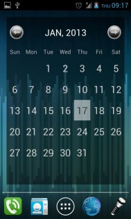 Julls' Calendar Widget Lite 3.5.3. Скриншот 2