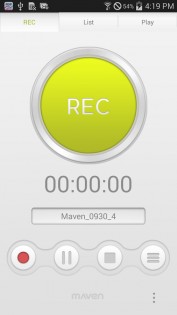 MAVEN recorder 2.0.3. Скриншот 2