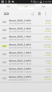 MAVEN recorder 2.0.3. Скриншот 3