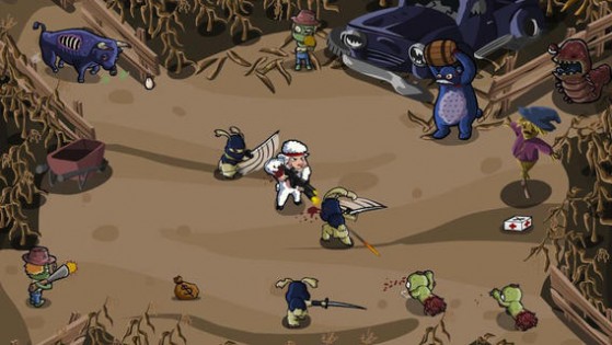 Lamebo VS. Zombies. Скриншот 2