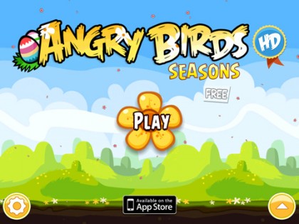 Angry Birds Seasons HD. Скриншот 1