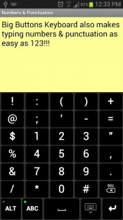 Big Buttons Keyboard Standard 1.8.4. Скриншот 2