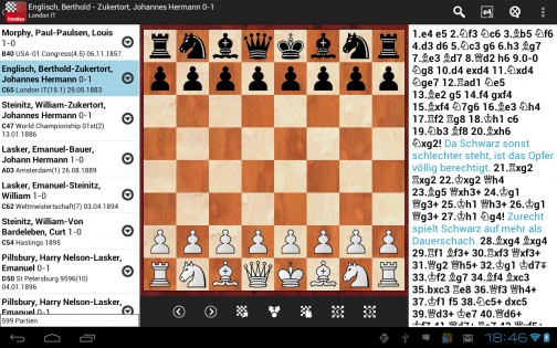 ChessBase 3.7.3.1738. Скриншот 3