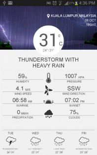 BobsWeather 2.3.4. Скриншот 1