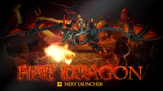 Next Fire Dragon Live Wallpaper 1.13. Скриншот 1