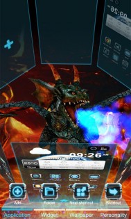 Next Fire Dragon Live Wallpaper 1.13. Скриншот 4