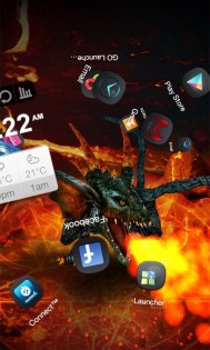 Next Fire Dragon Live Wallpaper 1.13. Скриншот 5