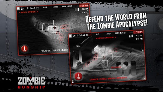 Zombie Gunship. Скриншот 2
