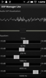 DSP Manager Lite 1.2.2. Скриншот 2