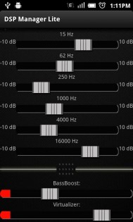 DSP Manager Lite 1.2.2. Скриншот 3