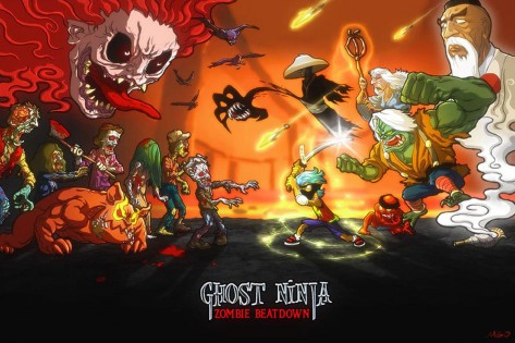 Ghost Ninja: Zombie Beatdown 1.1.0. Скриншот 1