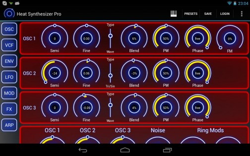 Heat Synthesizer 1.0.7. Скриншот 1