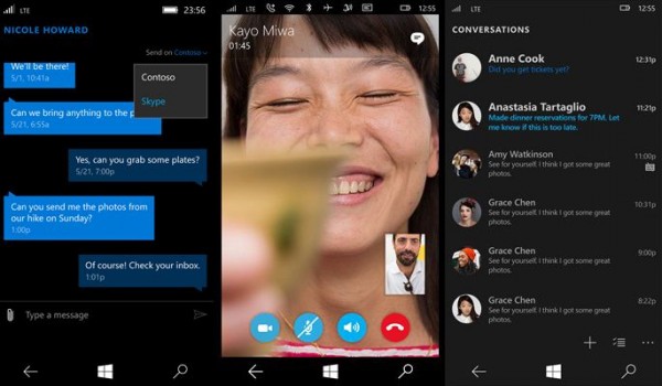 Microsoft выпустила новый Skype Messaging для Windows 10 Mobile