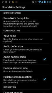 SoundWire 3.1a. Скриншот 4