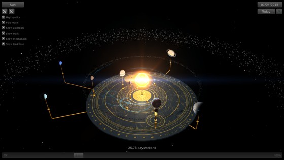 Orrery 1.112. Скриншот 3