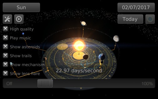 Orrery 1.112. Скриншот 9