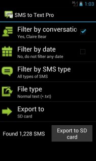 SMS to Text 1.9.5. Скриншот 1
