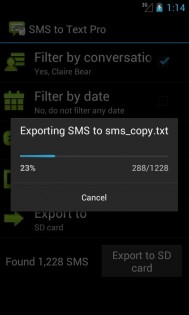 SMS to Text 1.9.5. Скриншот 2