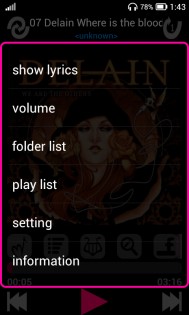MyMusicOn Music Player 0.6.4.3. Скриншот 4