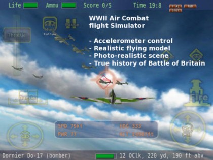 Air Battle of Britain HD. Скриншот 1