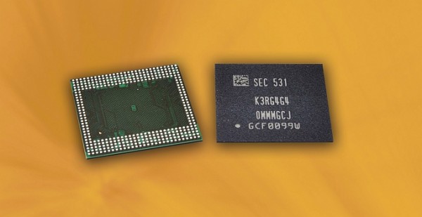Samsung начала производство 12-Гбитной памяти LPDDR4