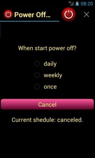power off shedule android 24