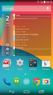 Clean Calendar Widget 5.3. Скриншот 2