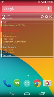 Clean Calendar Widget 5.3. Скриншот 3