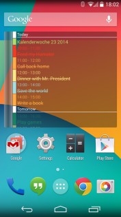 Clean Calendar Widget 5.3. Скриншот 4