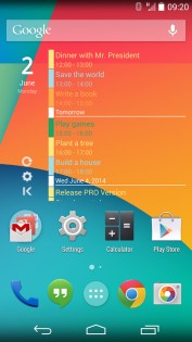 Clean Calendar Widget 5.3. Скриншот 5