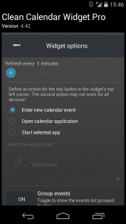 Clean Calendar Widget 5.3. Скриншот 7