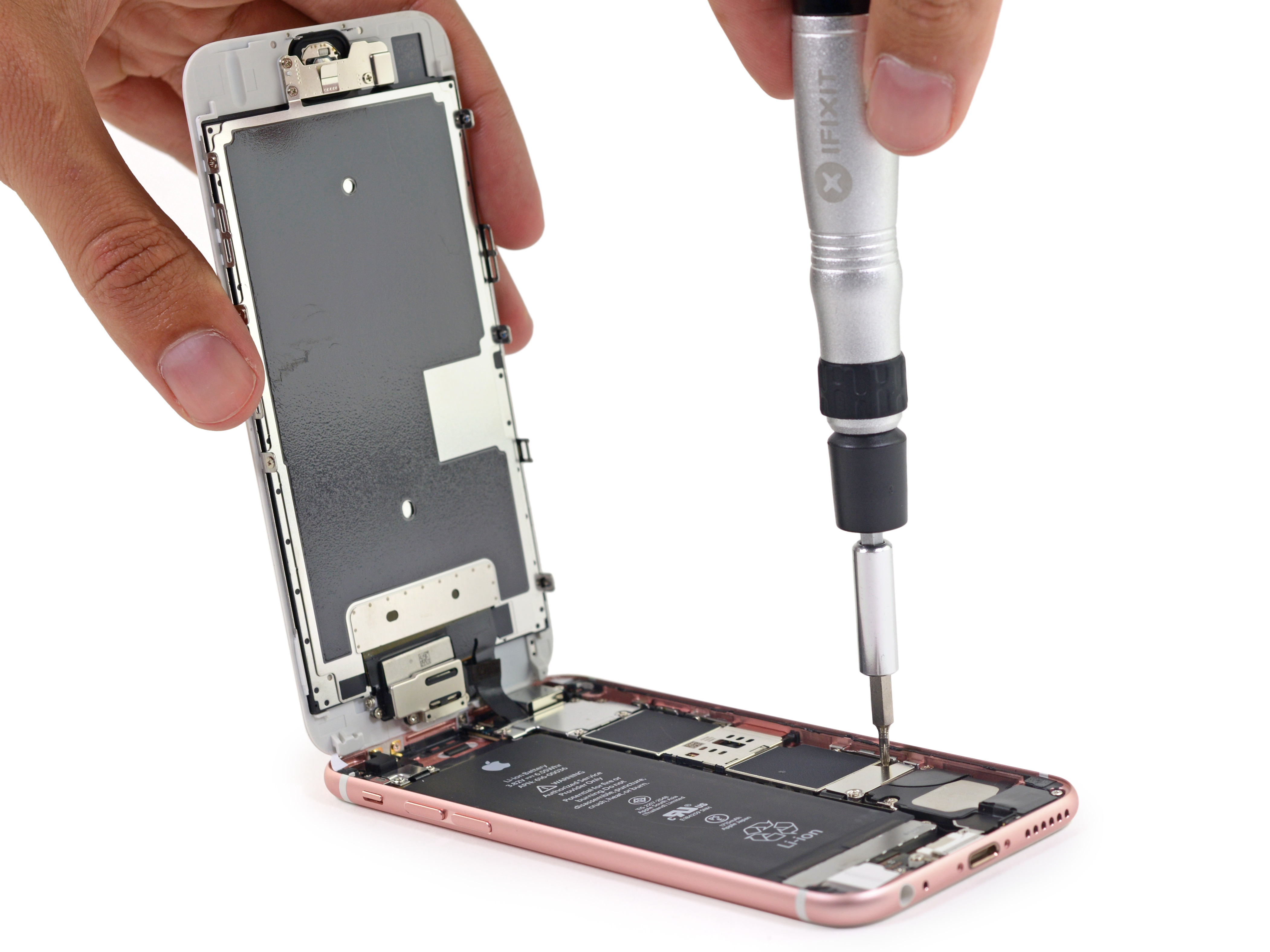 Замены дисплея iphone работает. IFIXIT iphone. Iphone 6s разобранный. Iphone 6s inside. Iphone 6 Repair.